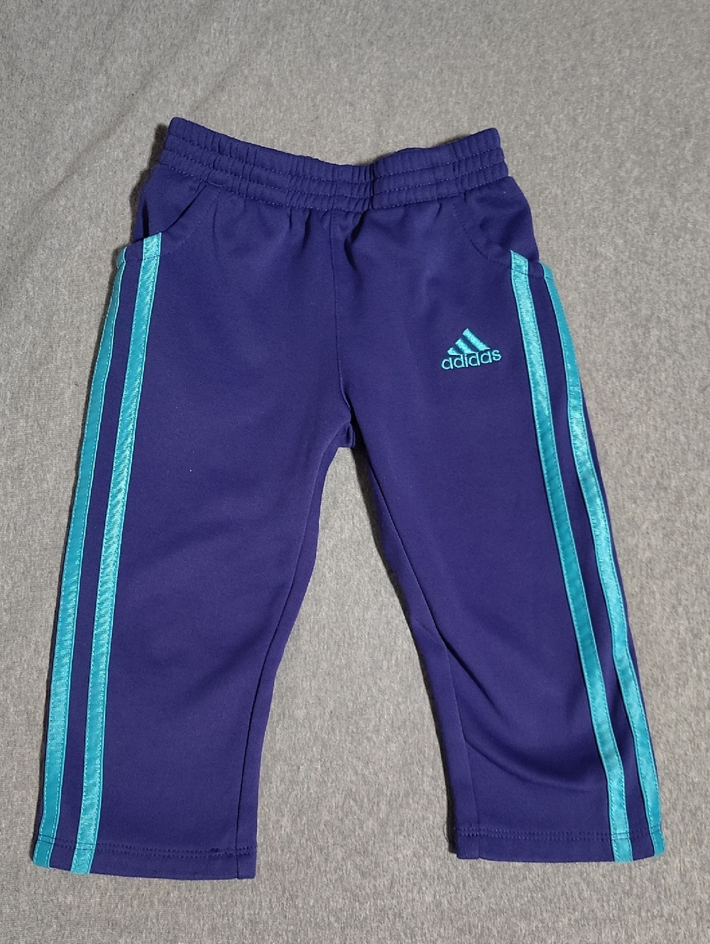 Adidas Toddler Girl Purple Track Pants